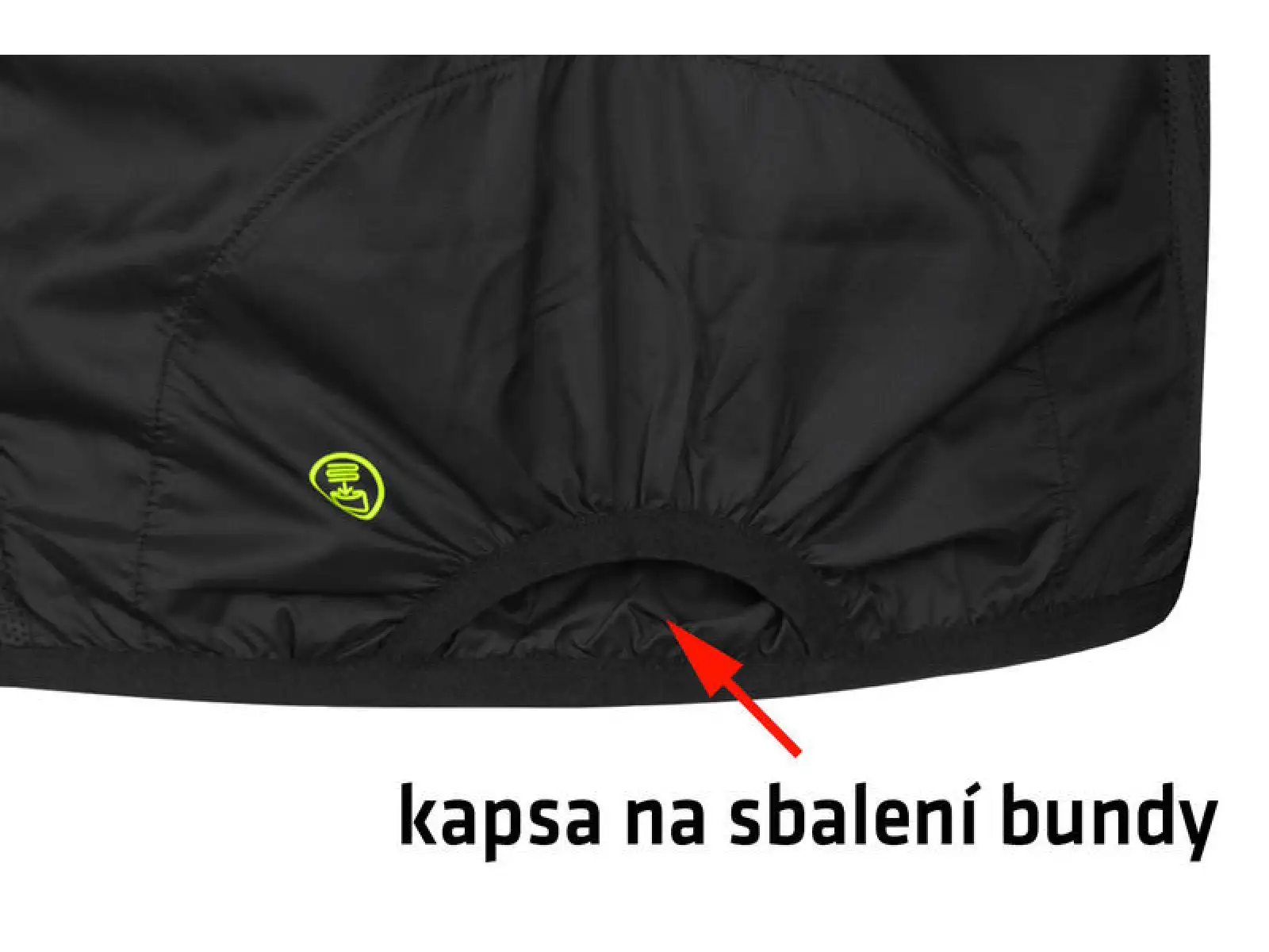 Etape Bora 2.0 pánska vetrovka čierna/žltá fluo