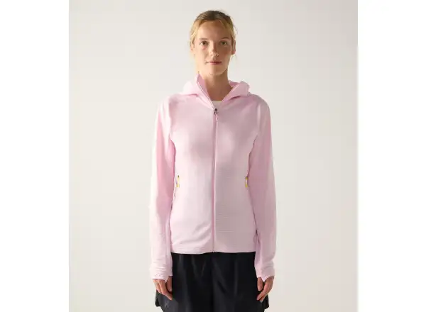 Haglöfs L.I.M Mid Multi Hood dámska mikina s kapucňou Fresh Pink