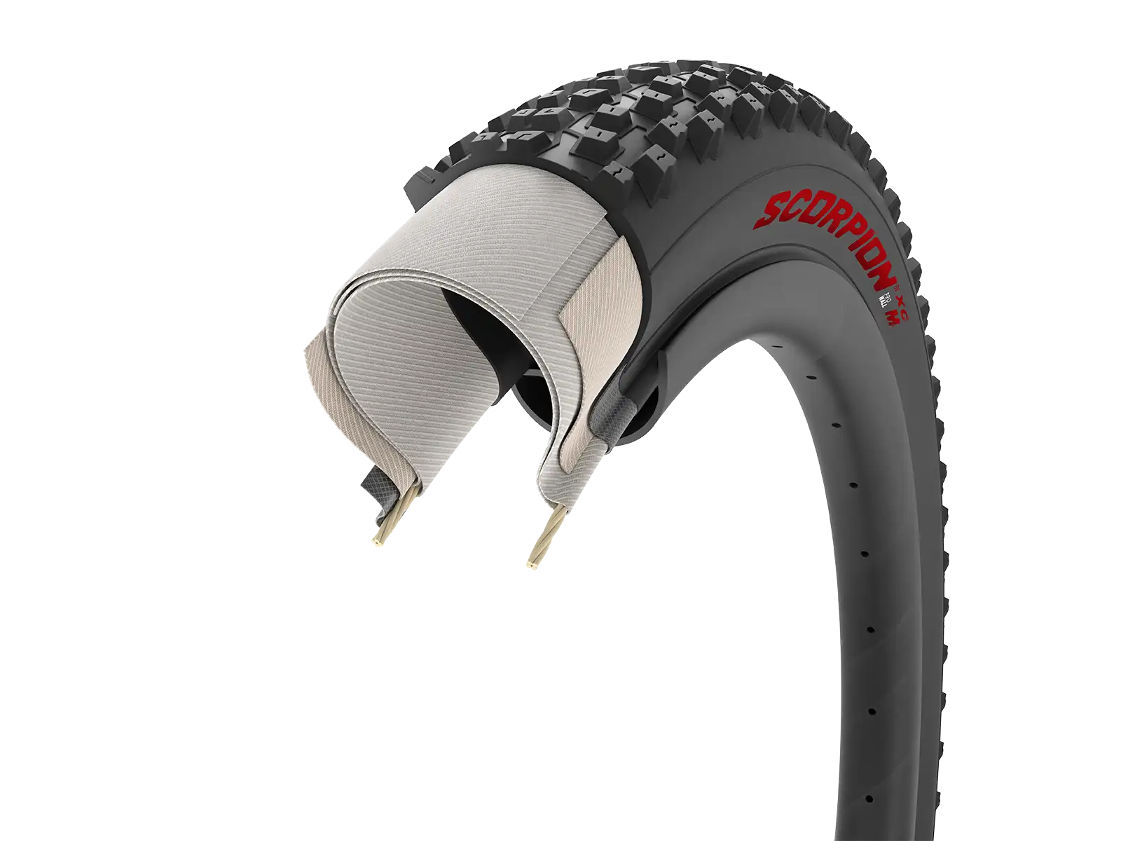 Pirelli Scorpion XC M Colour Edition 29x2,4" plášť Kevlar červený