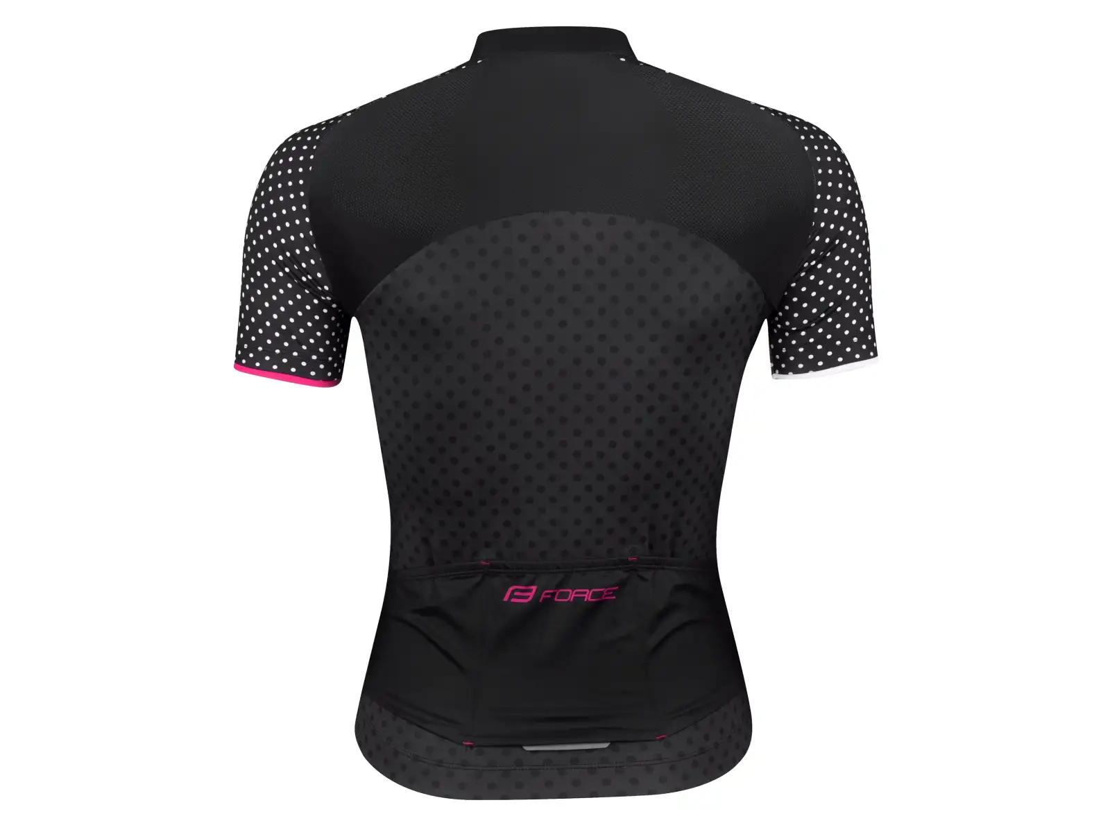 Force Points dámsky dres s krátkym rukávom black/pink