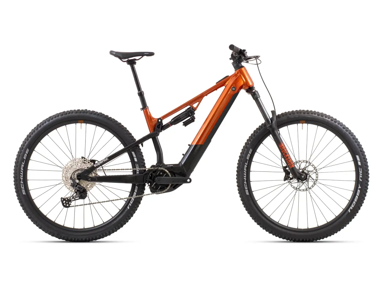Celoodpružený elektrobicykel Superior eXF 9019 B Gloss Copper/Matte Black