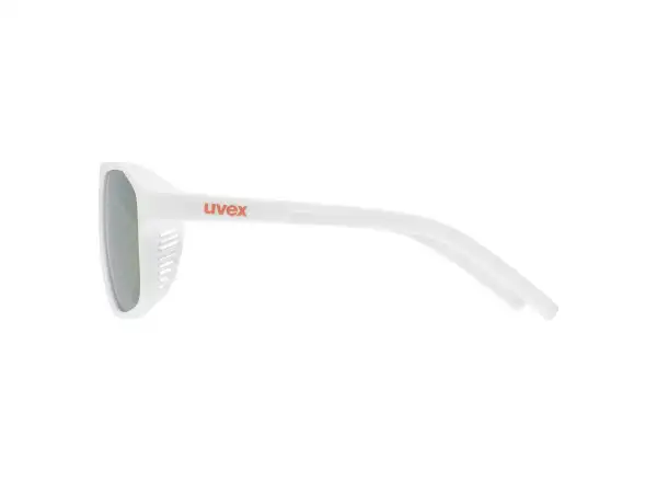 Uvex detské športové okuliare Cosmic White Matt/Mir. Red