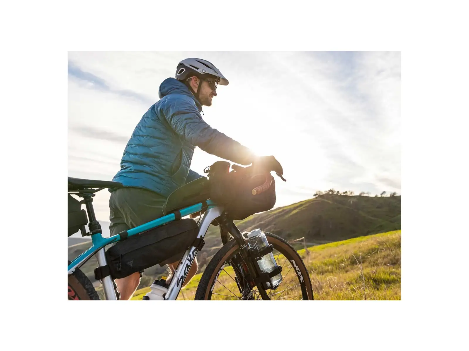 Topeak bikepacking MidLoader brašňa na rám 6 l zelená