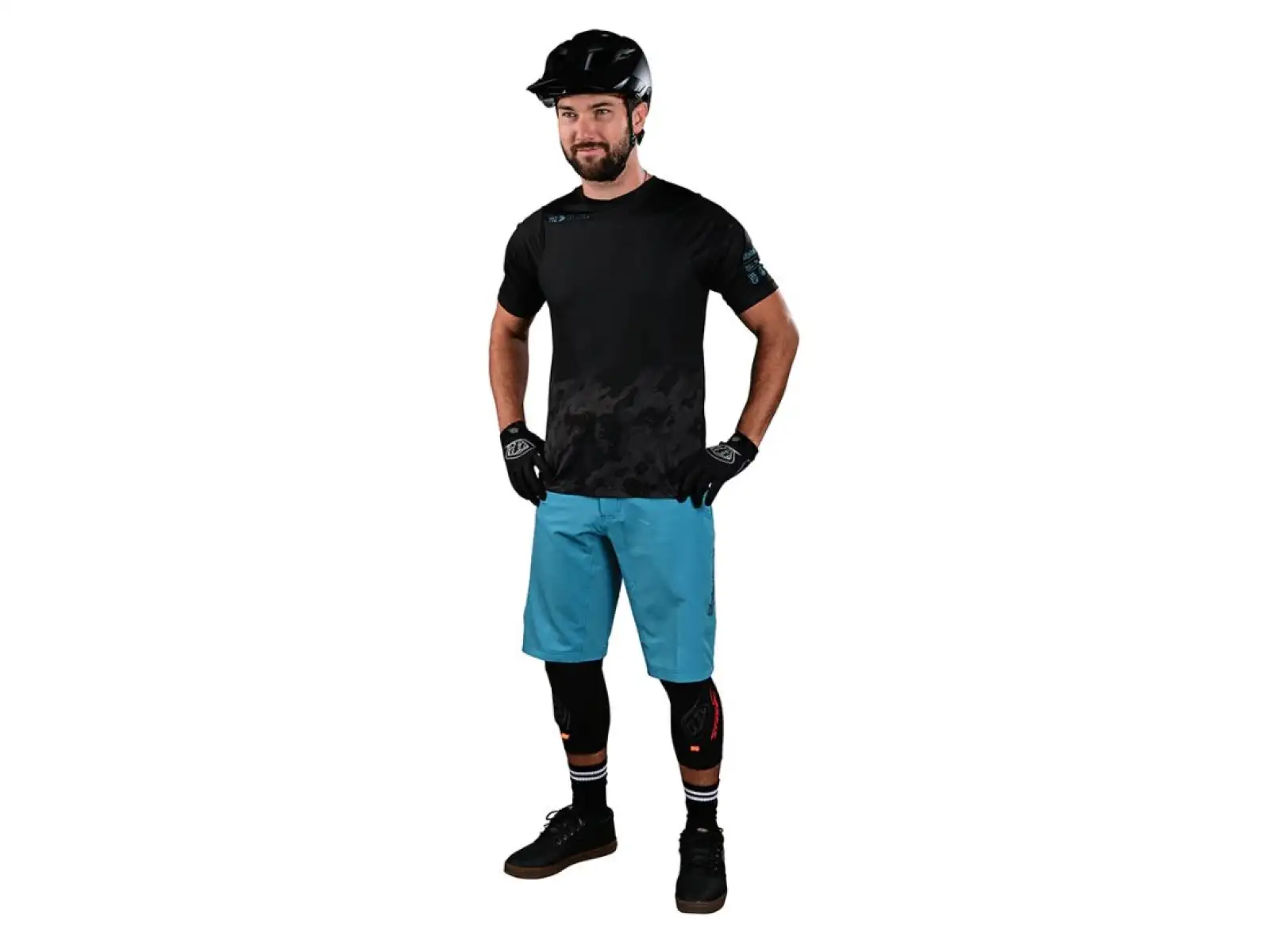 Troy Lee Designs Skyline Mono pánske kraťasy Azure