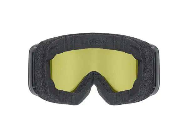 Uvex Pwdr Fm detské lyžiarske okuliare Black Matt DL/Ruby On Green