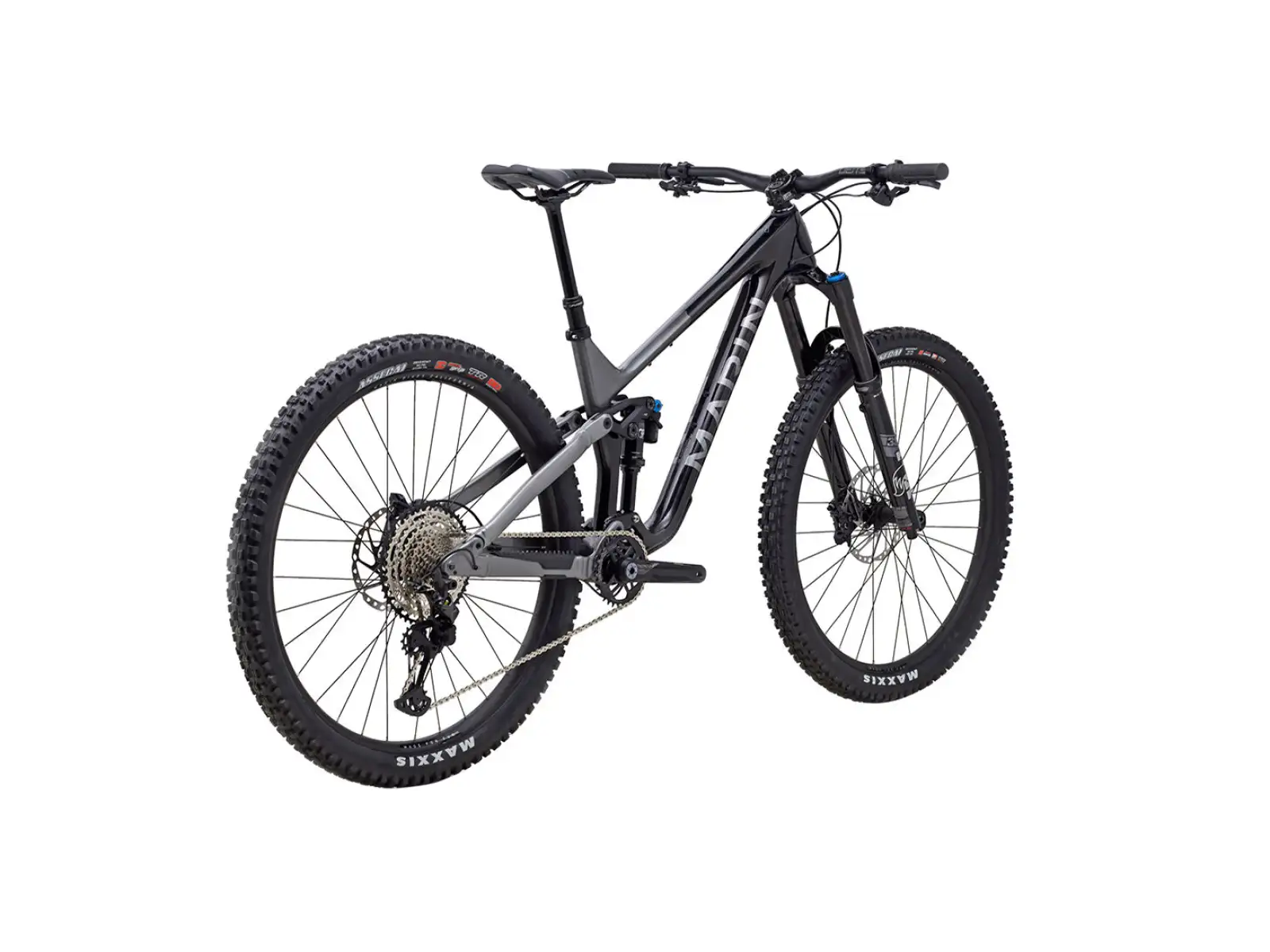 Horský bicykel Marin Alpine Trail Carbon 2 lesklá čierna/strieborná