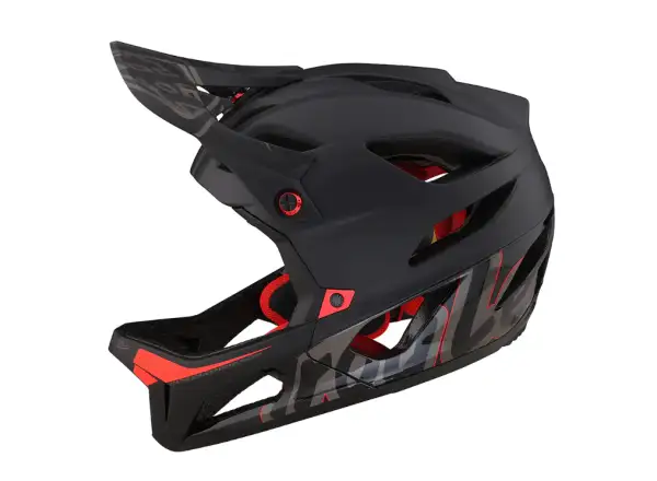 Troy Lee Designs Stage Mips prilba Signature Black