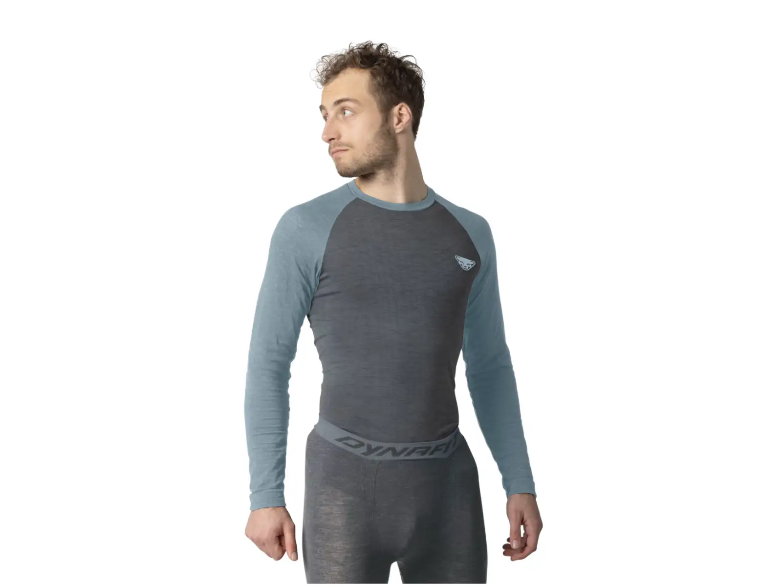 Dynafit Tour Light Merino pánske tričko dlhý rukáv Smoke Blue
