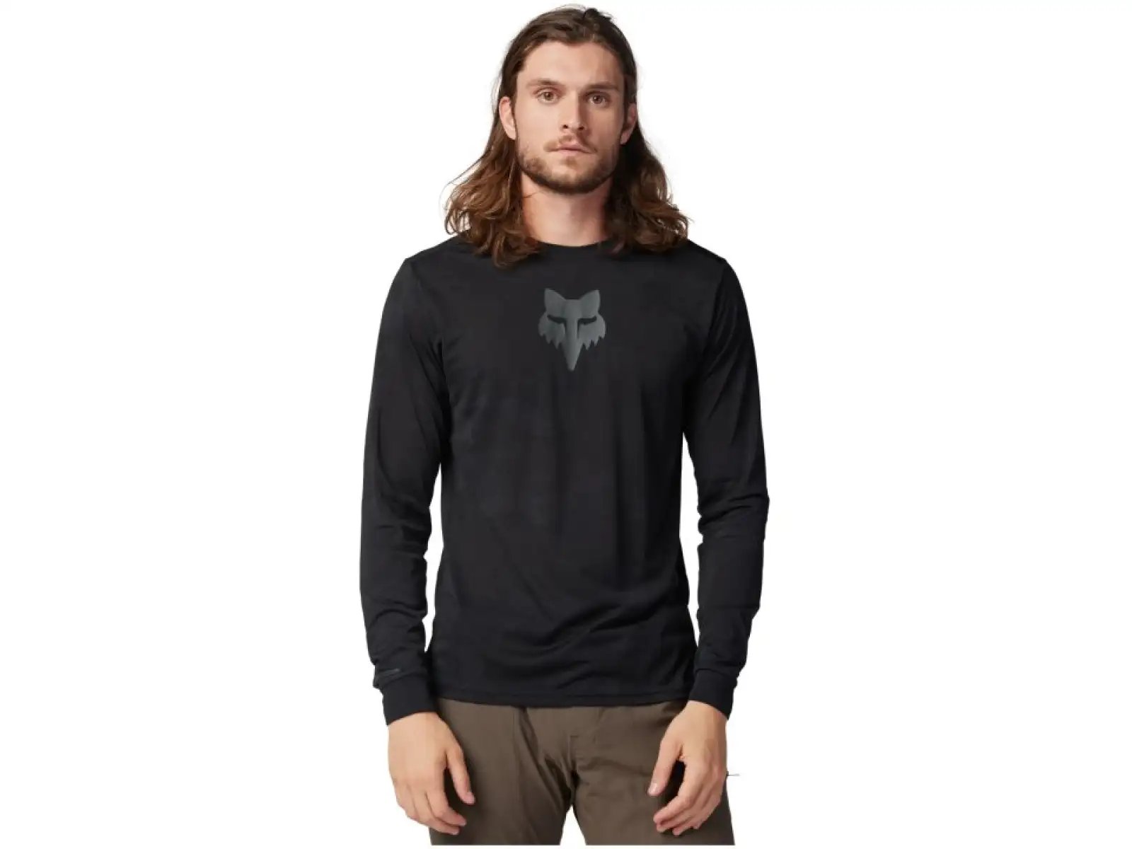 Fox Ranger TruDri pánsky dres dlhý rukáv Black