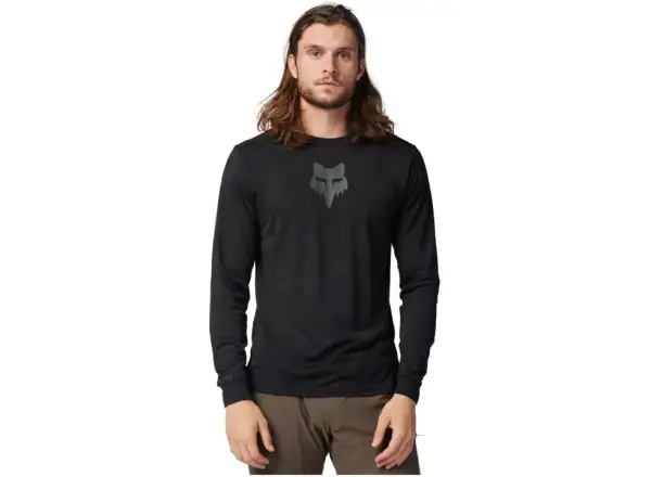 Fox Ranger TruDri pánsky dres dlhý rukáv Black