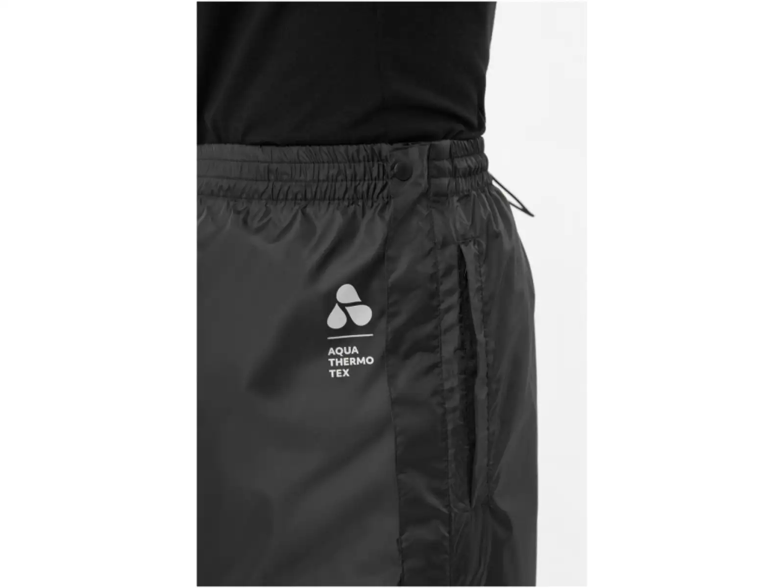 Viking Active Line Rainier pánske celorozopínacie nohavice Black