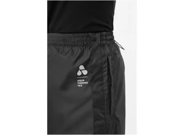 Viking Active Line Rainier pánske celorozopínacie nohavice Black