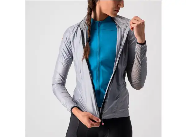 Castelli Aria Shell Jacket Silver gray