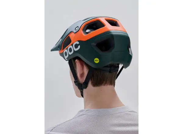 POC Cularis Pure MTB prilba Pargasite Green Matt/Fluorescent Orange Matt