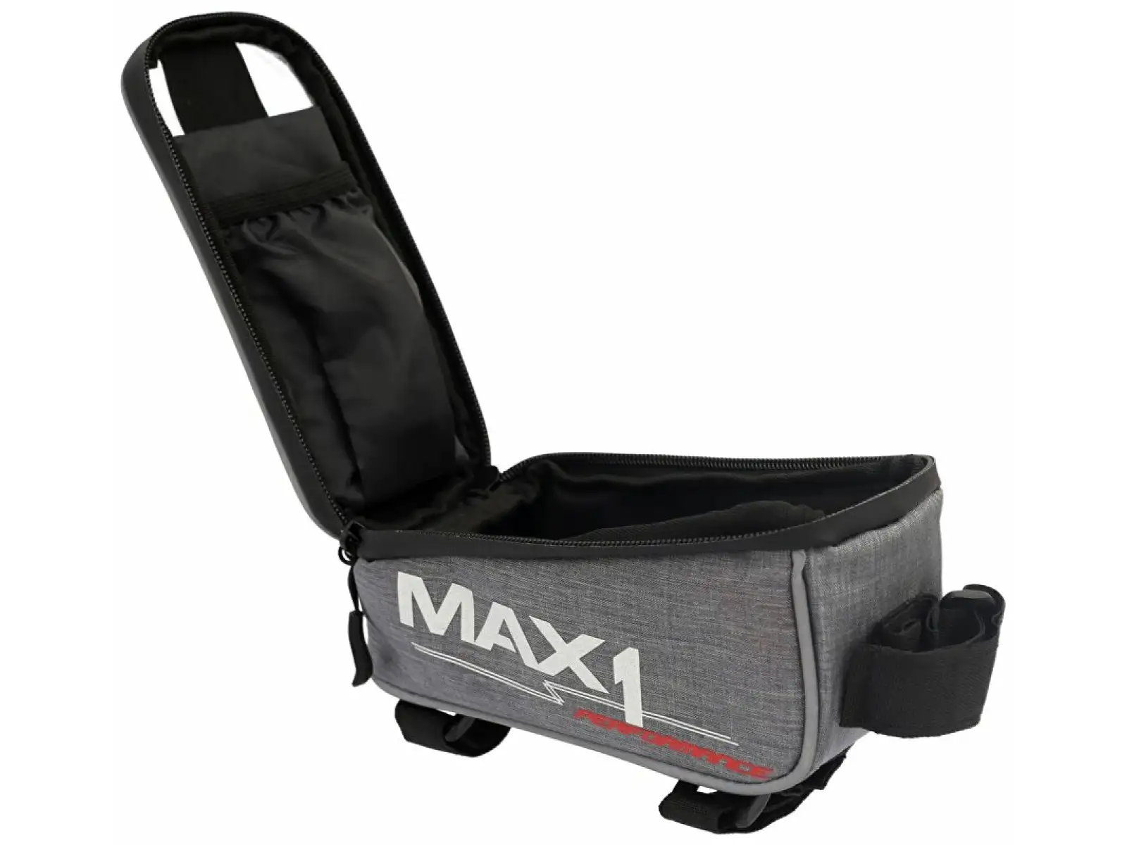MAX1 Mobile One taška na rám 0,83 L sivá