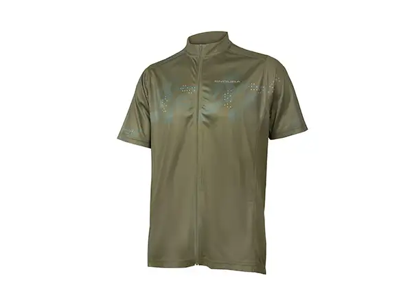 Endura Hummvee Ray S/S Pánsky dres s krátkym rukávom Olive Green