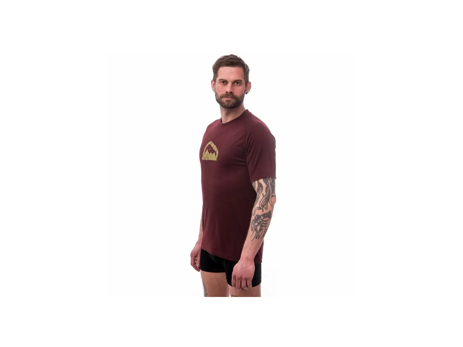 Sensor Merino Air PT Summit pánske tričko krátky rukáv Red