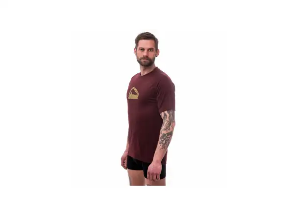 Sensor Merino Air PT Summit pánske tričko krátky rukáv Red