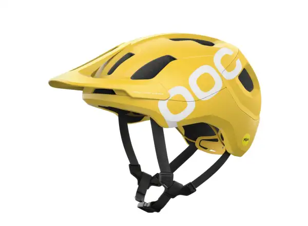 Prilba POC Axion Race MIPS Aventurine Yellow Matt