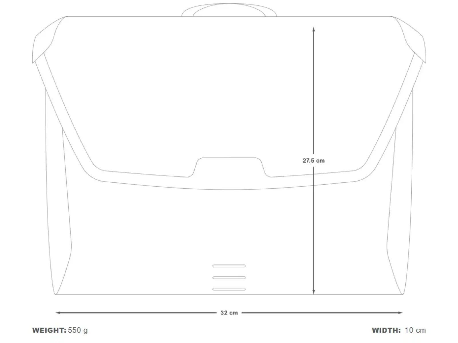 Apidura City Messenger taška 13"