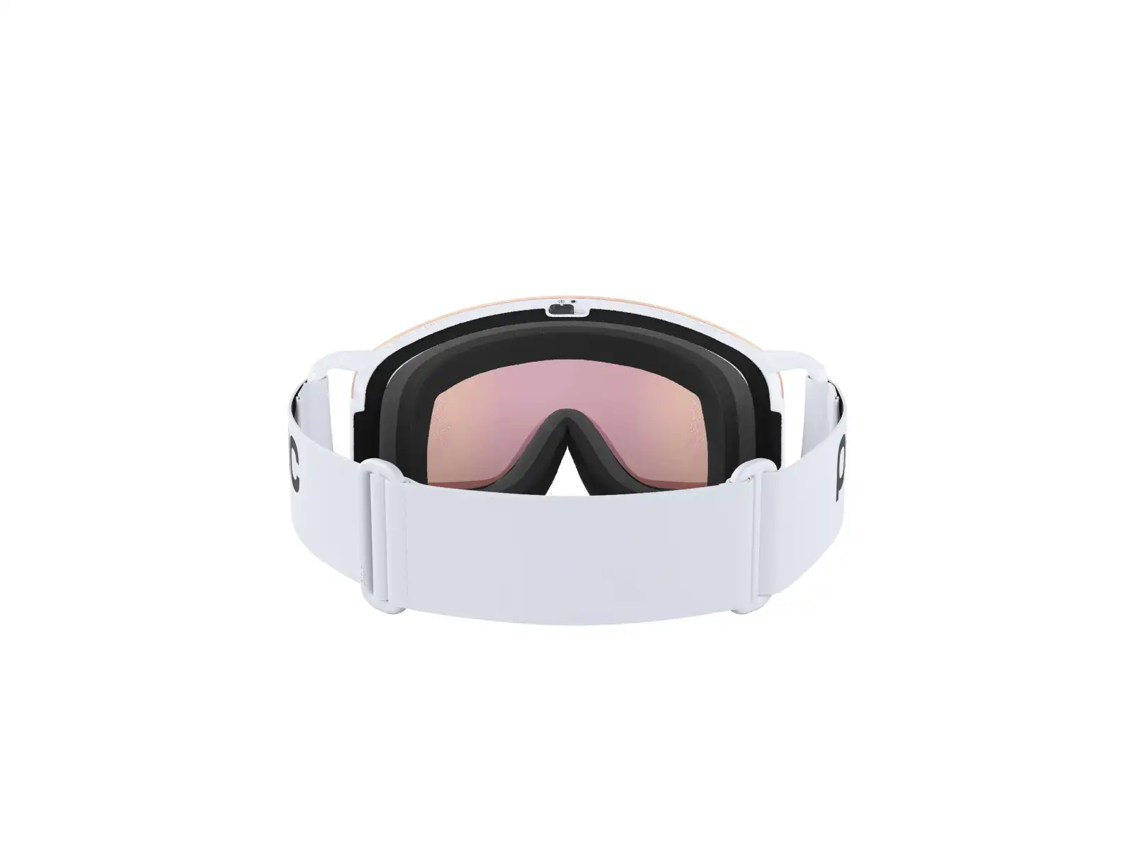 POC Nexal Mid WF lyžiarske okuliare Hydrogen White/Partly Sunny Orange