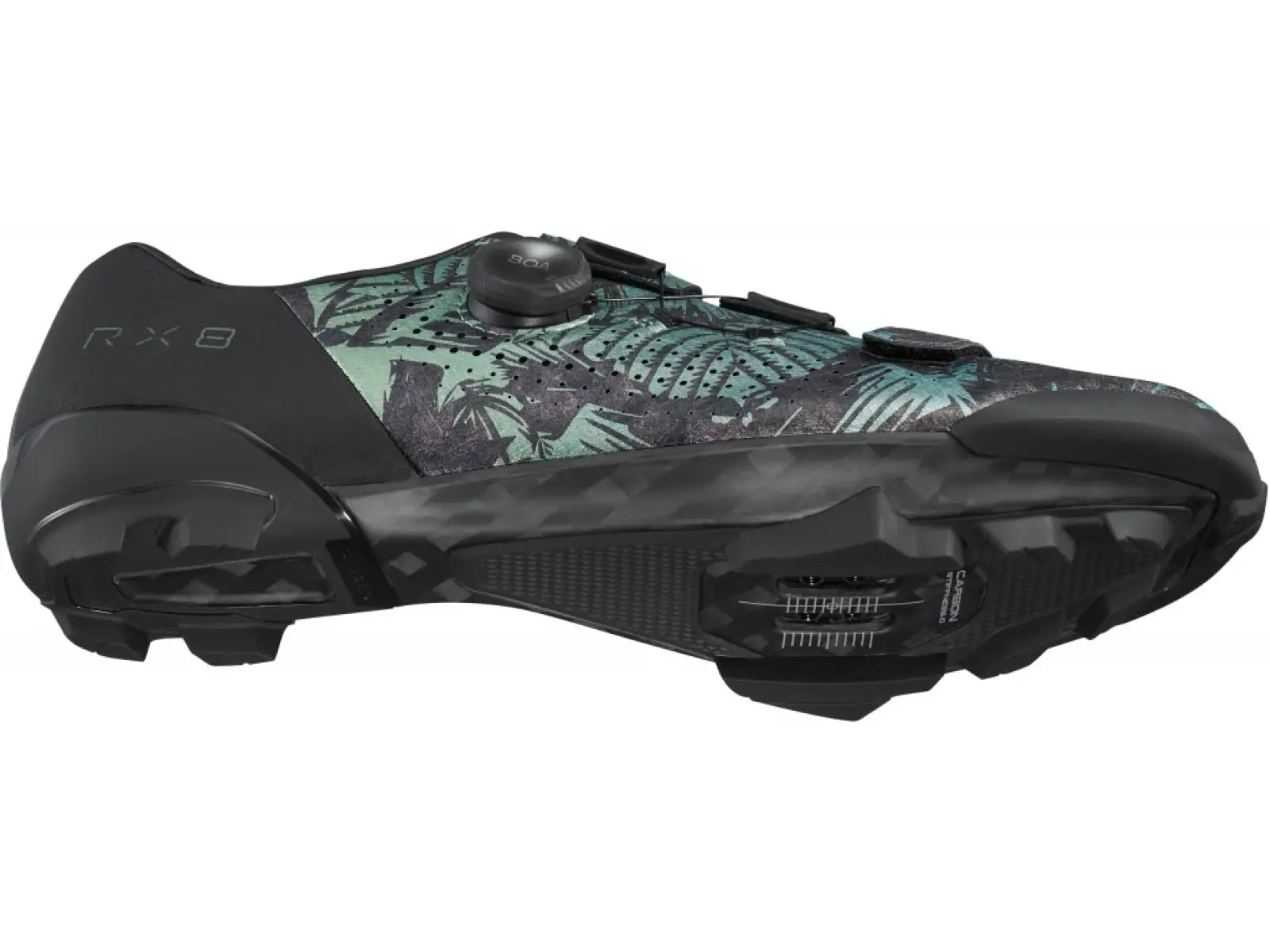 Shimano SH-RX801 pánske gravel tretry Tropical Leaves