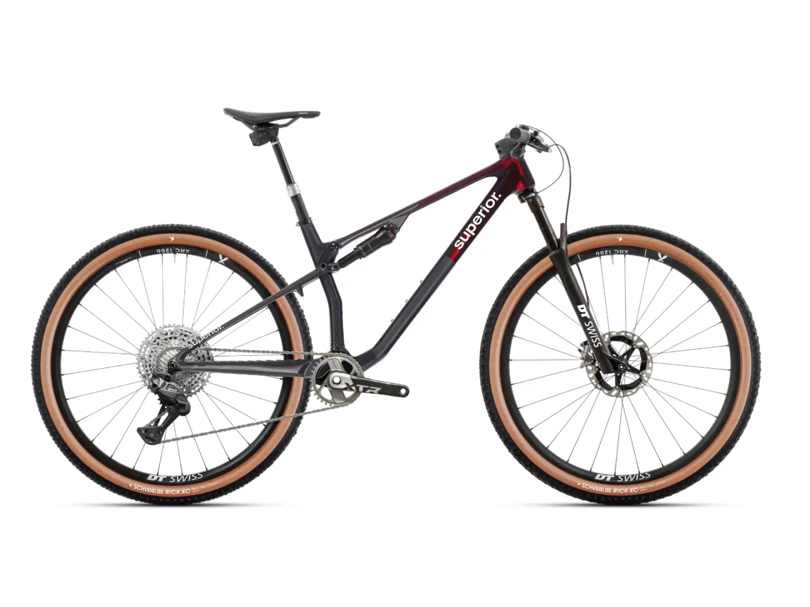 Superior XF 9.9 Team horský bicykel Gloss Carbon/Red Carbon