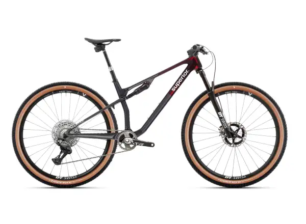 Superior XF 9.9 Team horský bicykel Gloss Carbon/Red Carbon