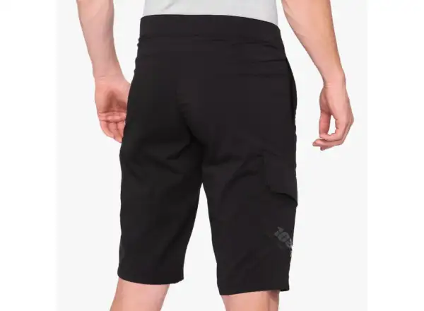 100% Ridecamp pánske šortky Black