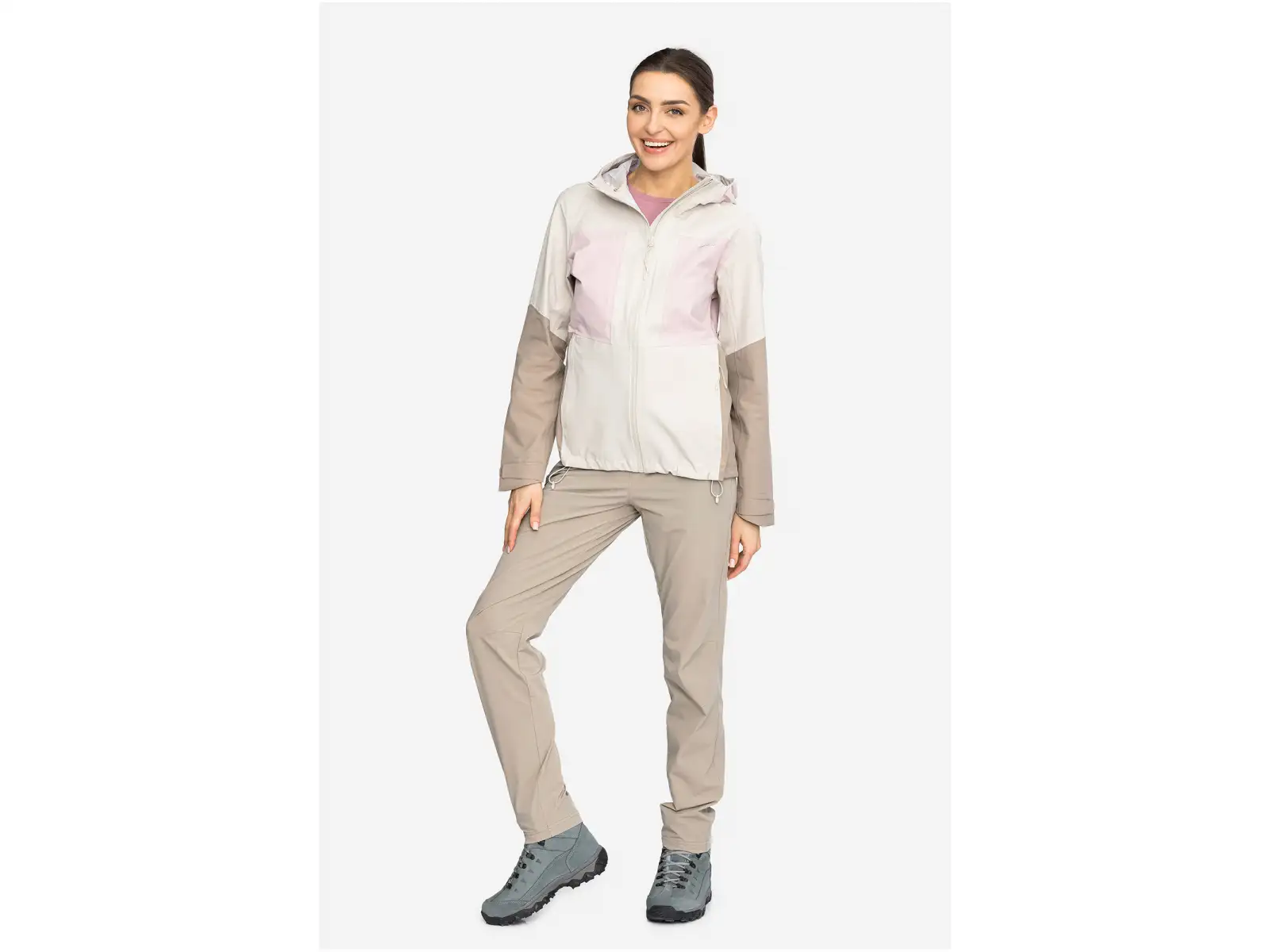 Viking Numani dámska bunda Beige/Light pink