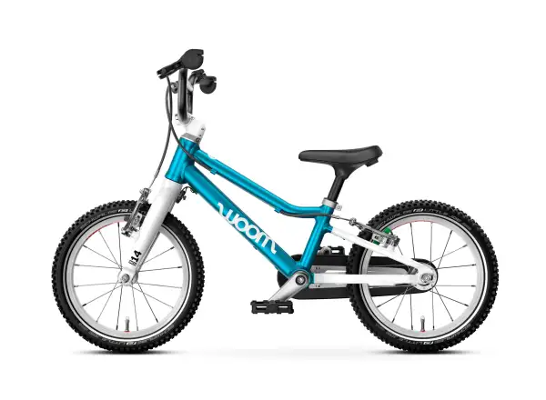 Woom GO 2 Metallic Blue 14 detský bicykel
