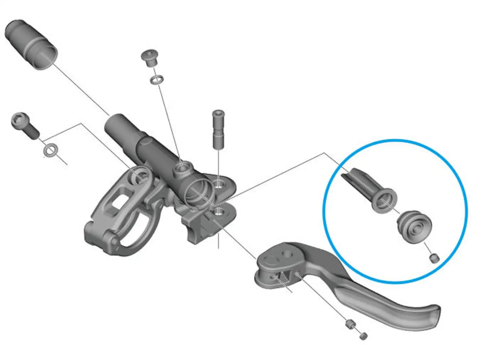Shimano BL-M9100 brzdová membrána