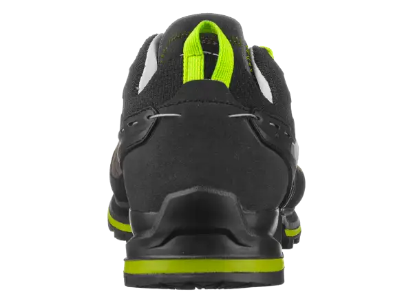 Salewa Mountain Trainer 2 Leather pánske topánky Smoked/Fluo Green