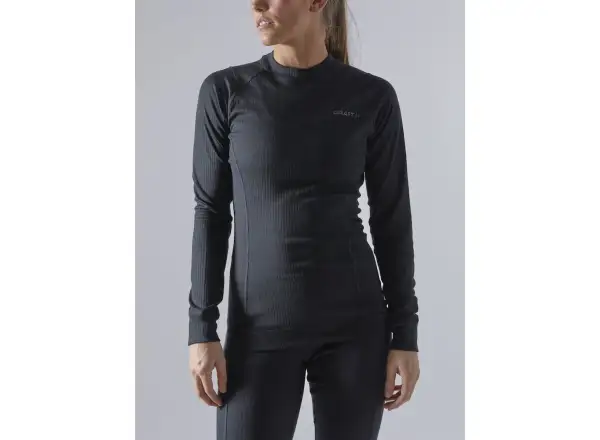 Craft Core Dry Baselayer dámsky set tričko dlhý rukáv+nohavice čierna