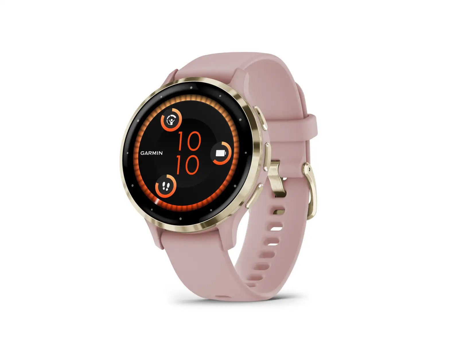 Garmin Venu 3S smart hodinky Soft Gold/Dust Rose