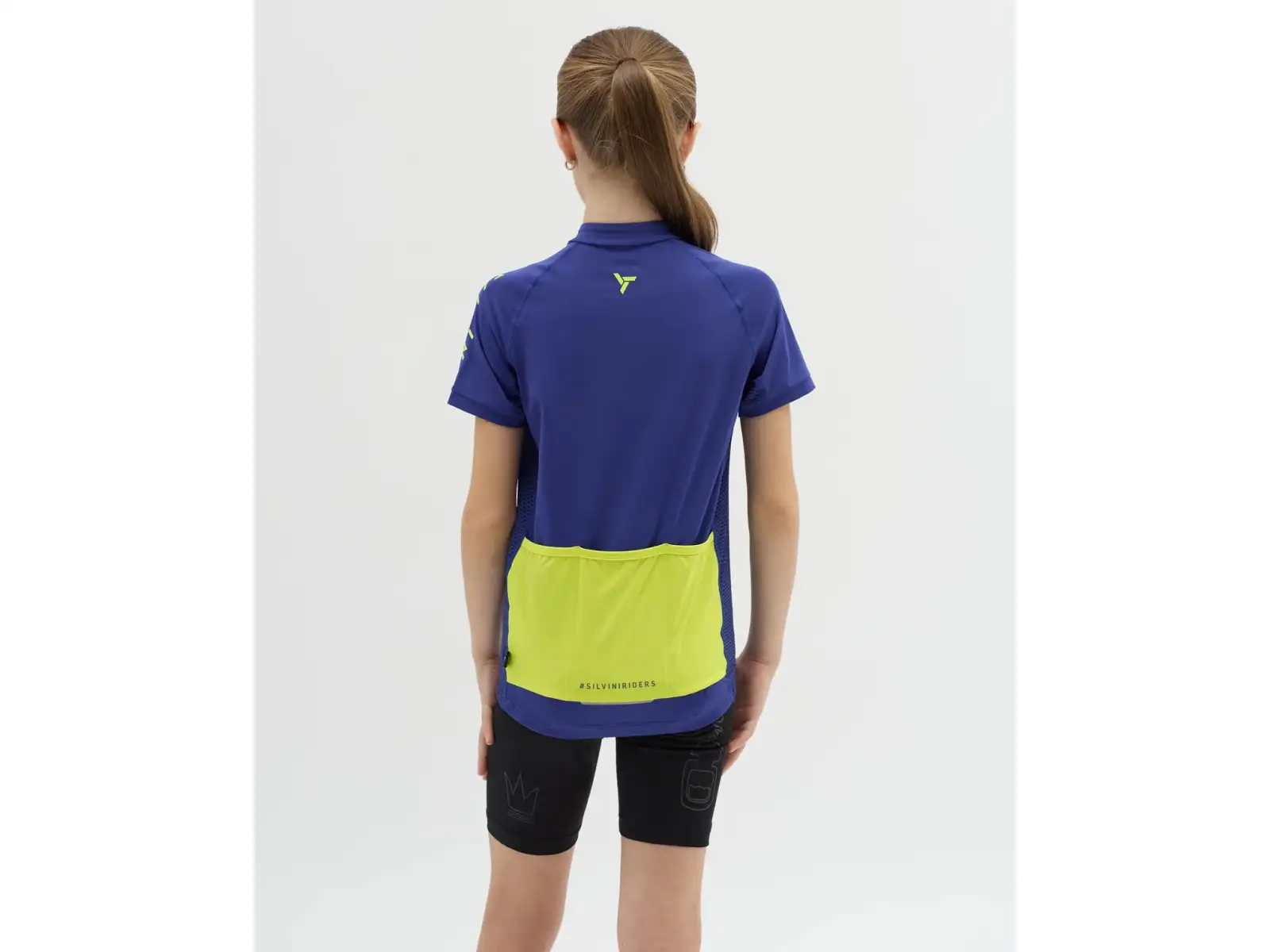 Silvini Mazzani detský dres krátky rukáv Blue/Neon
