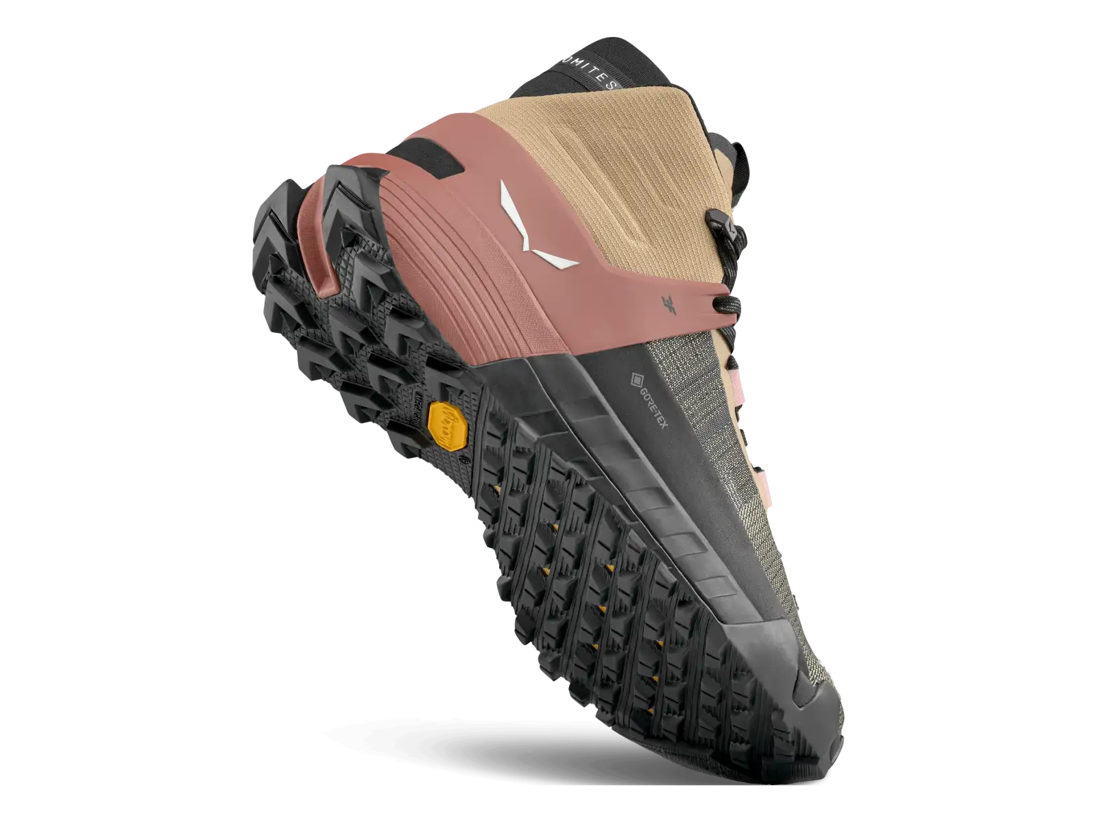 Salewa Wildfire NXT Mid GTX dámske turistické topánky Quicksand/Etruscan Red