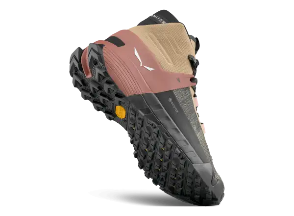 Salewa Wildfire NXT Mid GTX dámske turistické topánky Quicksand/Etruscan Red