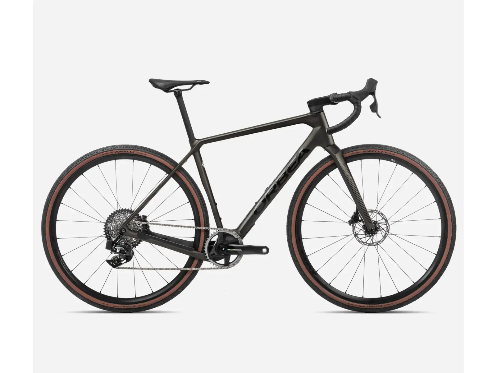 Orbea Terra M21E Team 1X gravel bike Infinity Green Carbon Pohľad