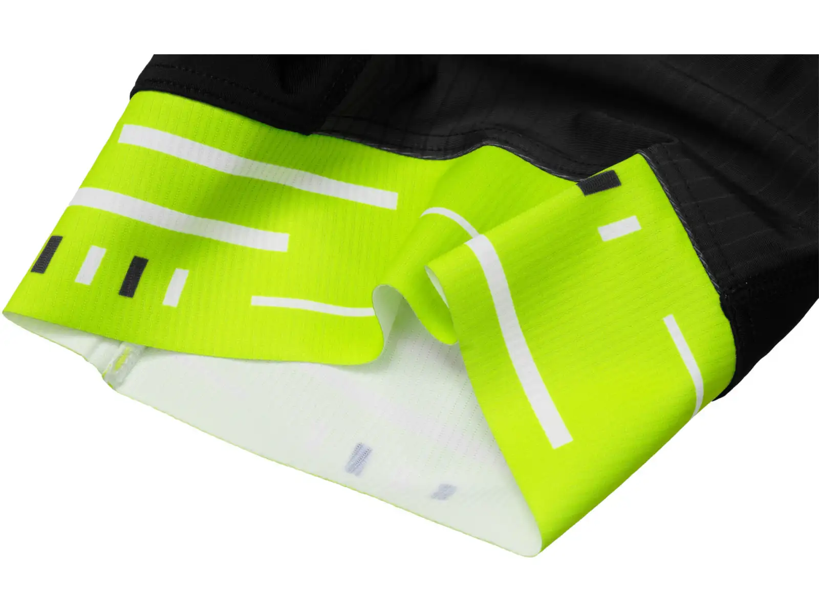 Etape Racing 2.0 pánske kraťasy s vložkou čierna/žltá fluo