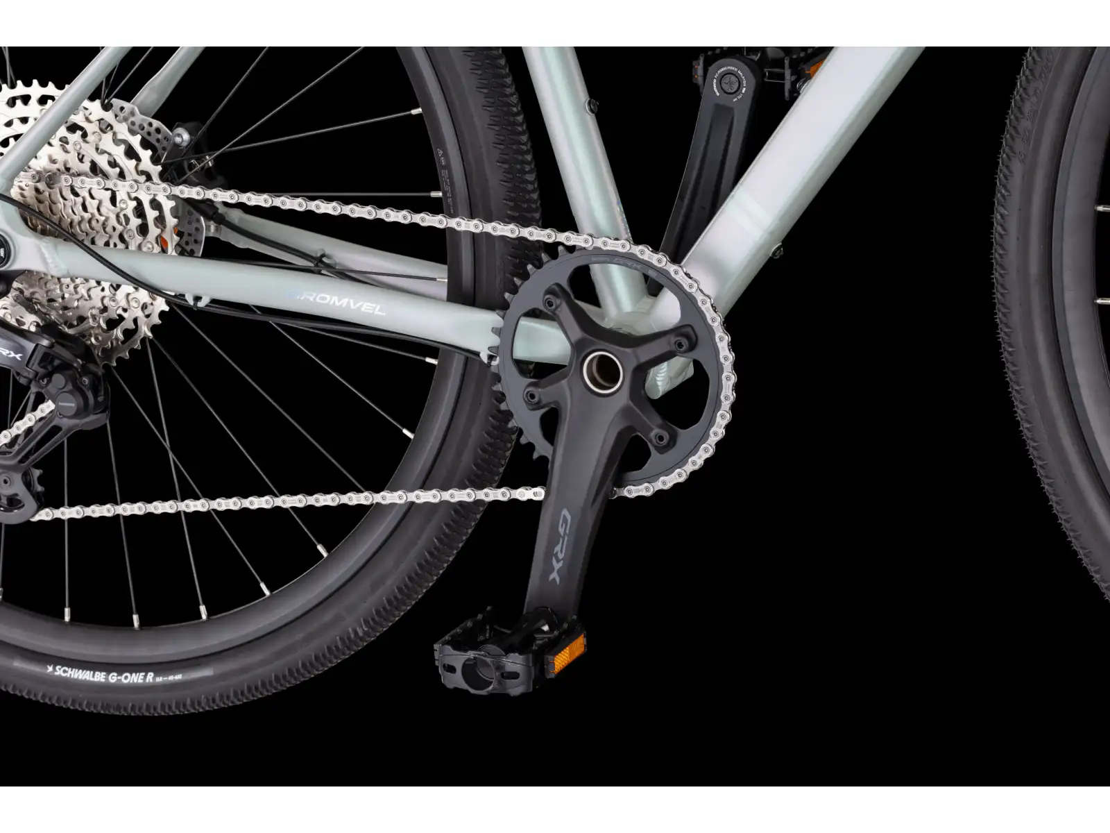 4Ever Gromvel Elite gravel bicykel Ghost pearl