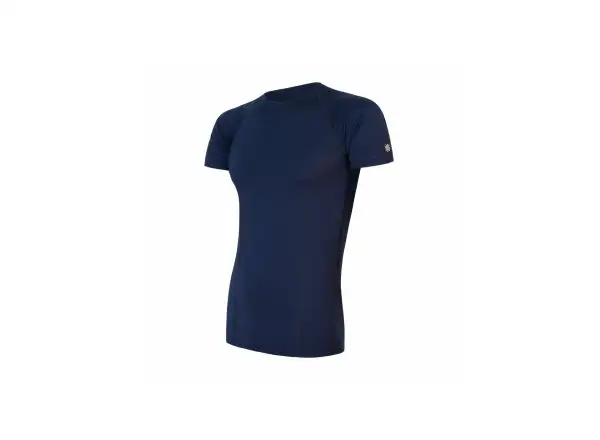 Sensor Merino Active pánske tričko krátky rukáv Deep Blue