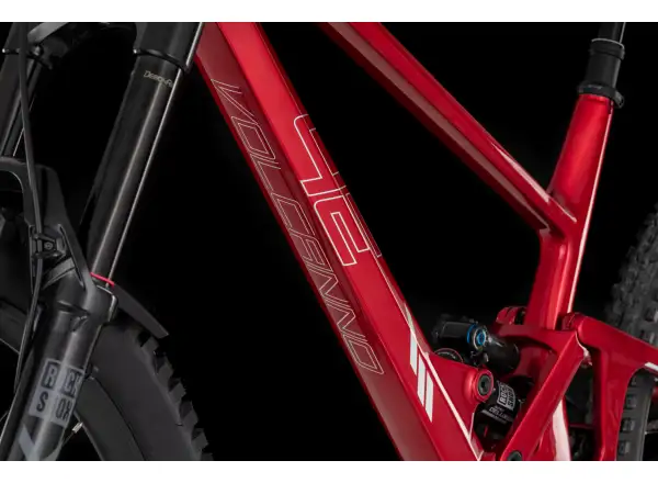 4Ever Volcanno Vesuv celoodpružený horský bicykel Flame Red/Hologram