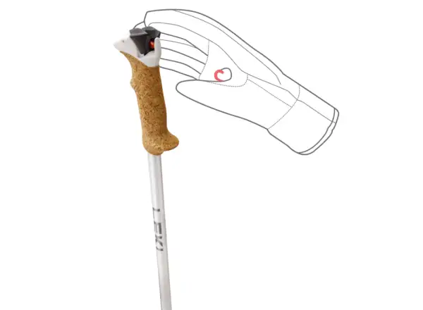 Leki Stella S zjazdové palice White/Silver/Whitegold