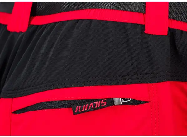 Silvini Rango pánske MTB šortky red/black