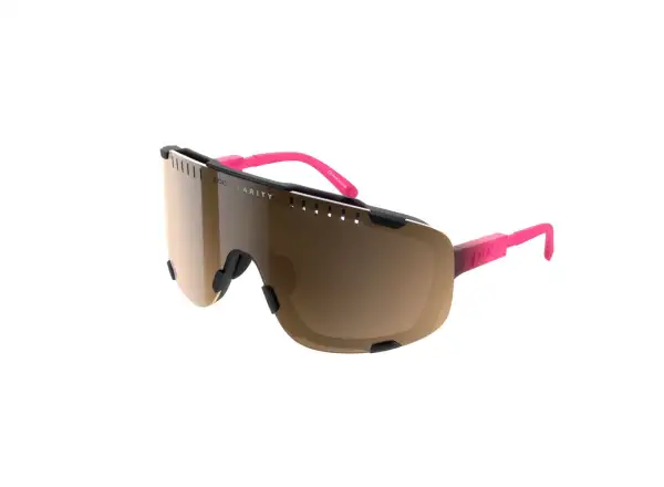 POC Devour slnečné okuliare Fluorescent Pink/Uranium Black Translucent
