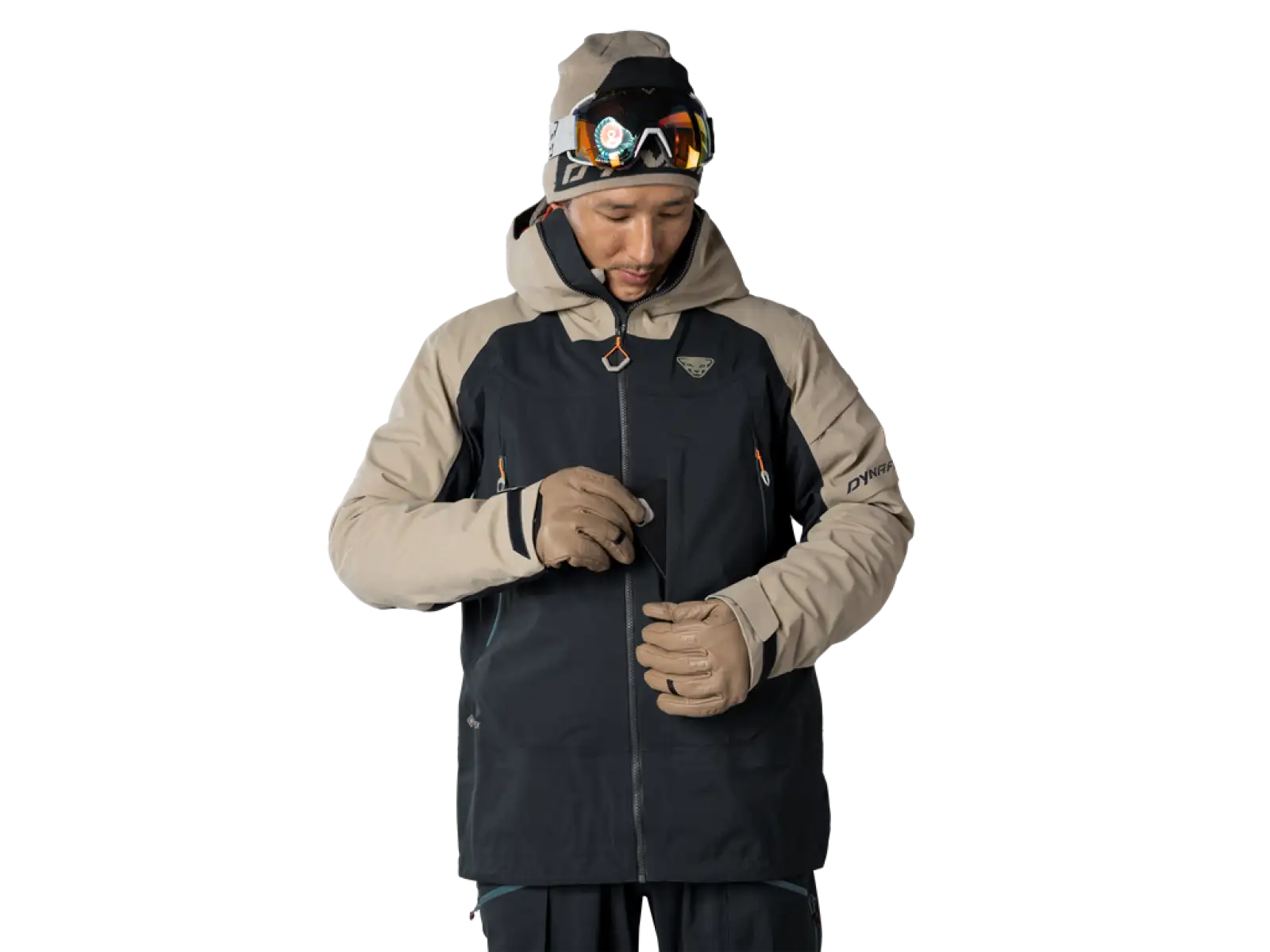 Dynafit Tigard Gore-Tex pánska bunda Rock Khaki