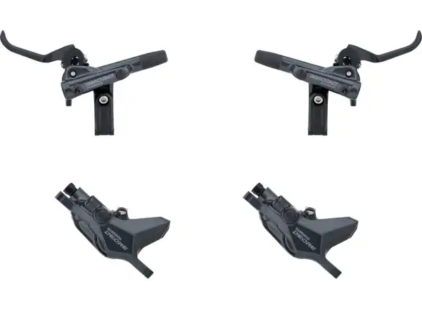 Shimano Deore BR-M6100 + BL-M6100 kotúčová brzda sada predná + zadná, polymer, J-kit