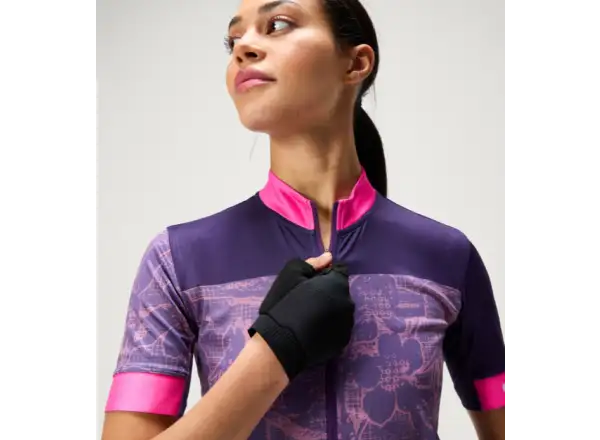 Endura FS260 Floral dámsky dres krátky rukáv Bramble