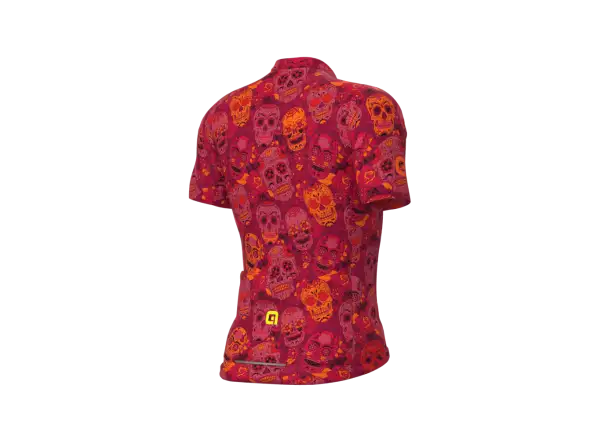 ALÉ Solid Mexico pánsky dres krátky rukáv Bordeaux